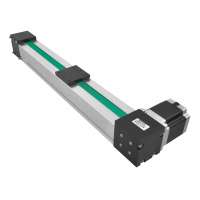 500mm power transmission stepper motor belt driven cnc linear guide rail kit